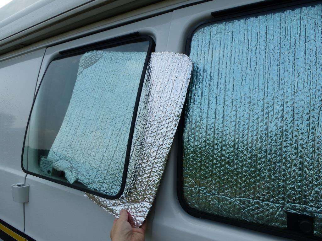 how to heat an RV with reflectix