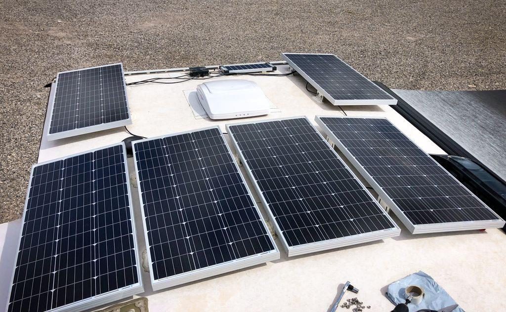 RV hacks solar panels