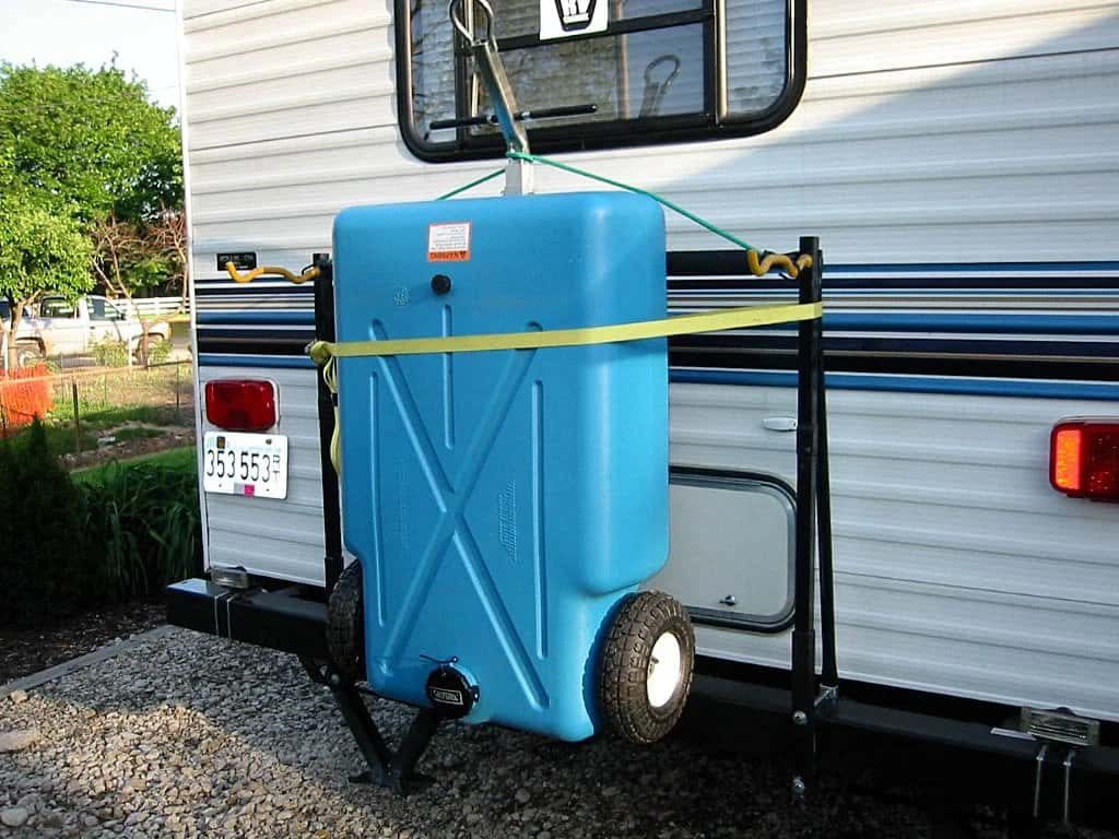 rv portable waste tank