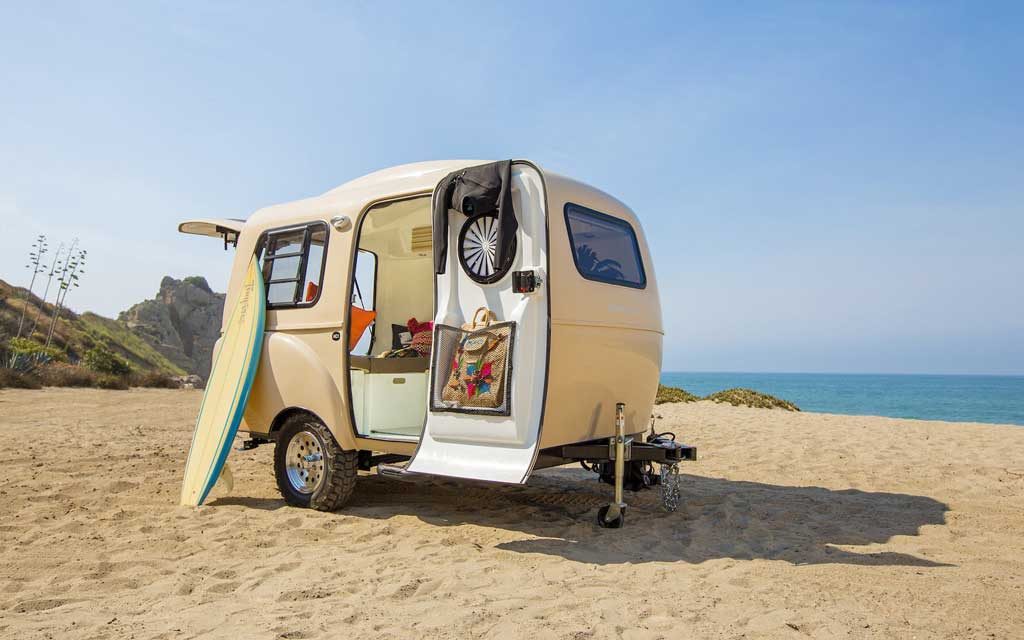 micro camping trailer
