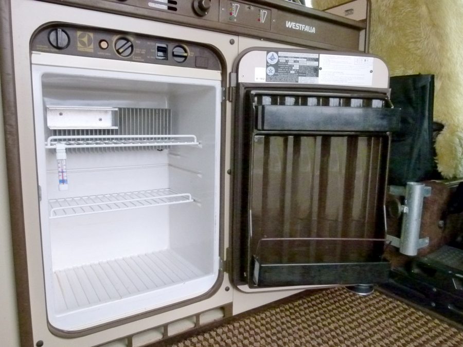 RV fridge propane use