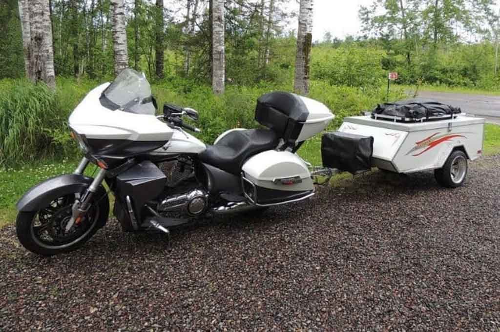 campers for motorcycles to pull