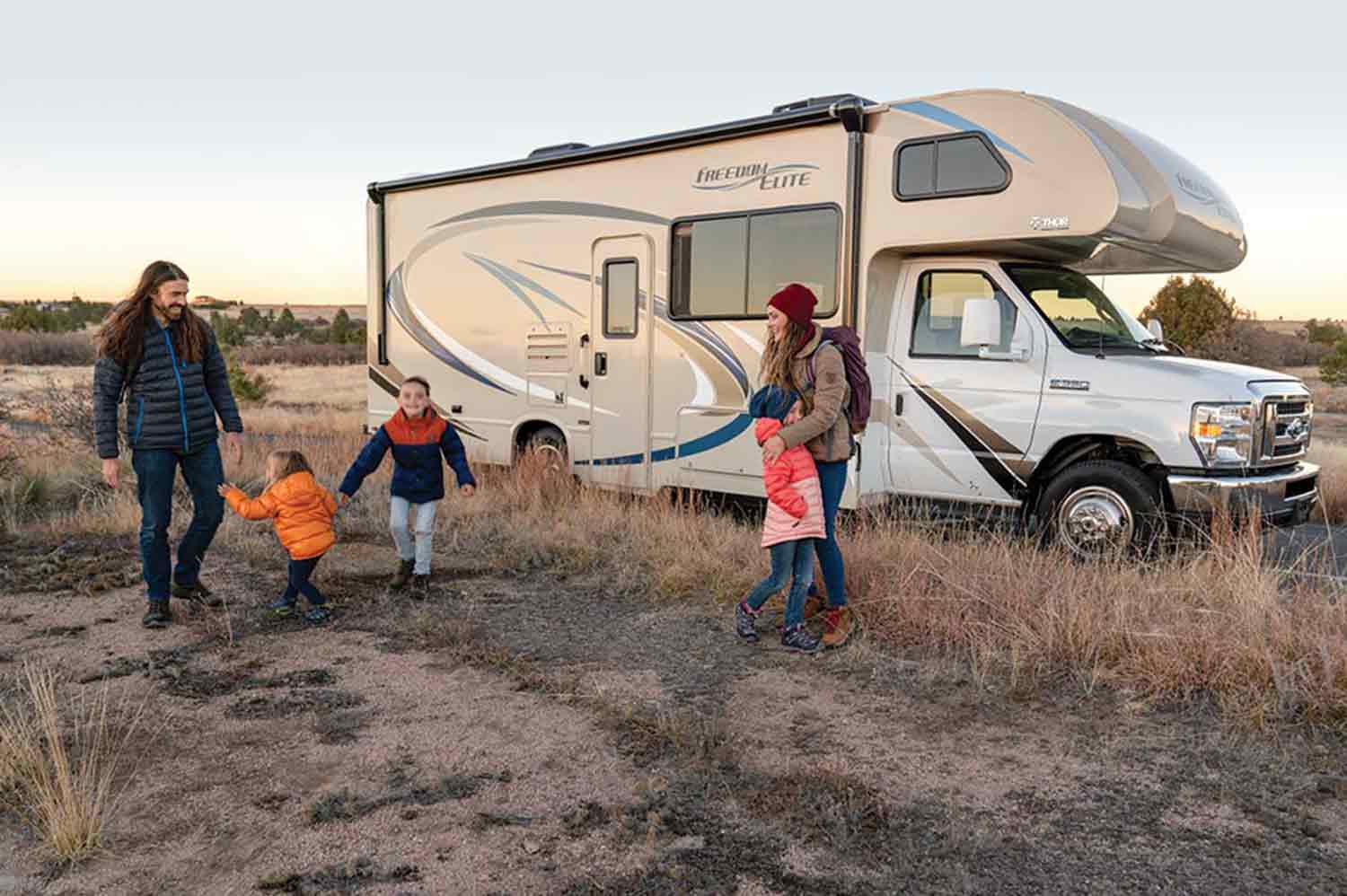 living in an rv with kids