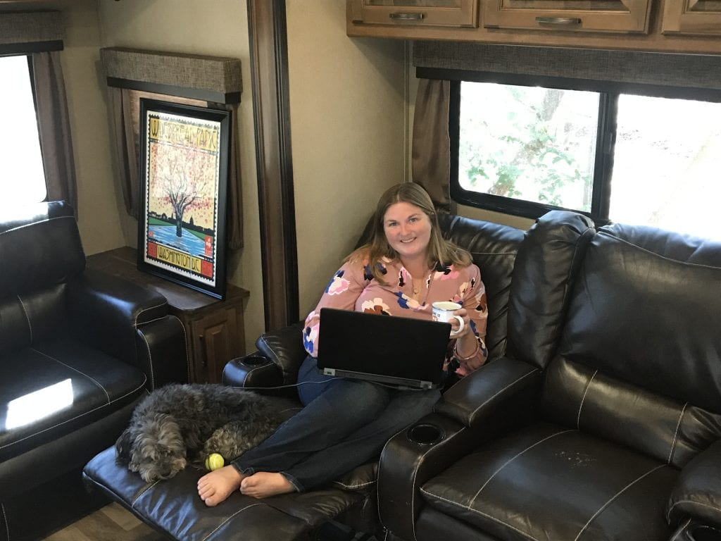 15 RV and Camper Office Ideas to Stay Productive on the Road 24