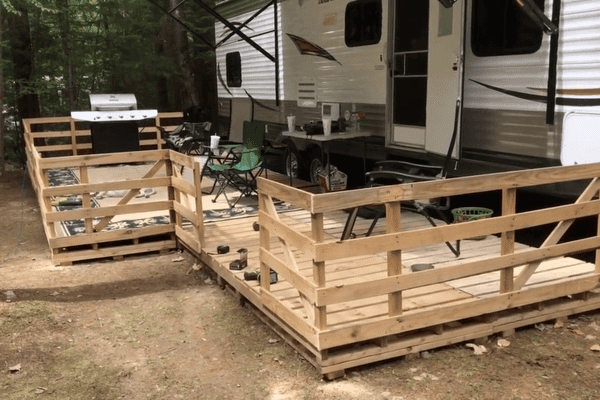 Top Travel Trailer and RV Deck Ideas + How to Build Your Own 2
