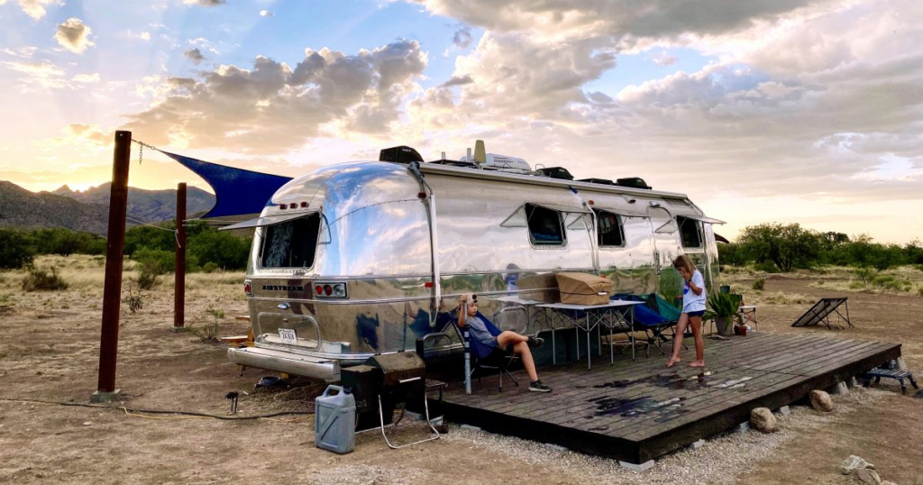 Top Travel Trailer and RV Deck Ideas + How to Build Your Own 21